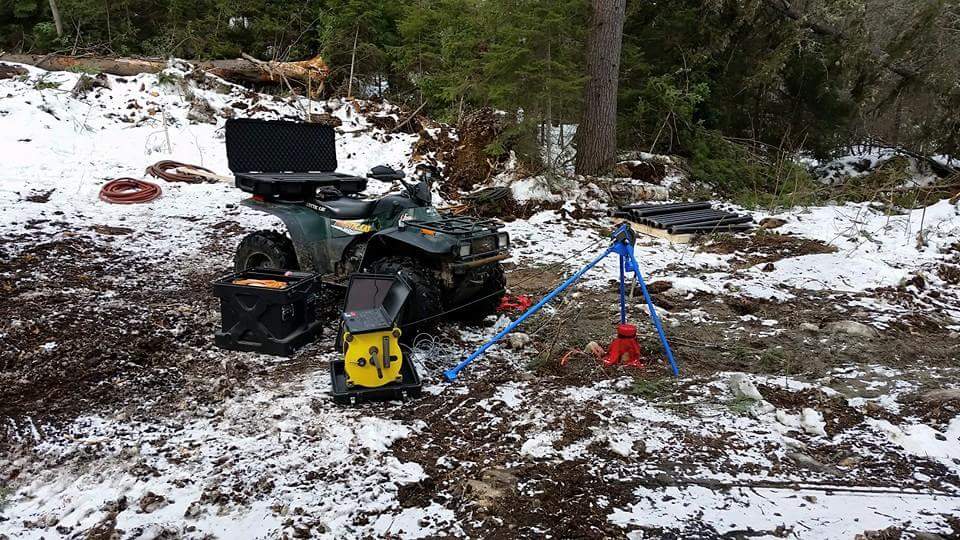 Delta Epsilon 1-Series borehole logger in use