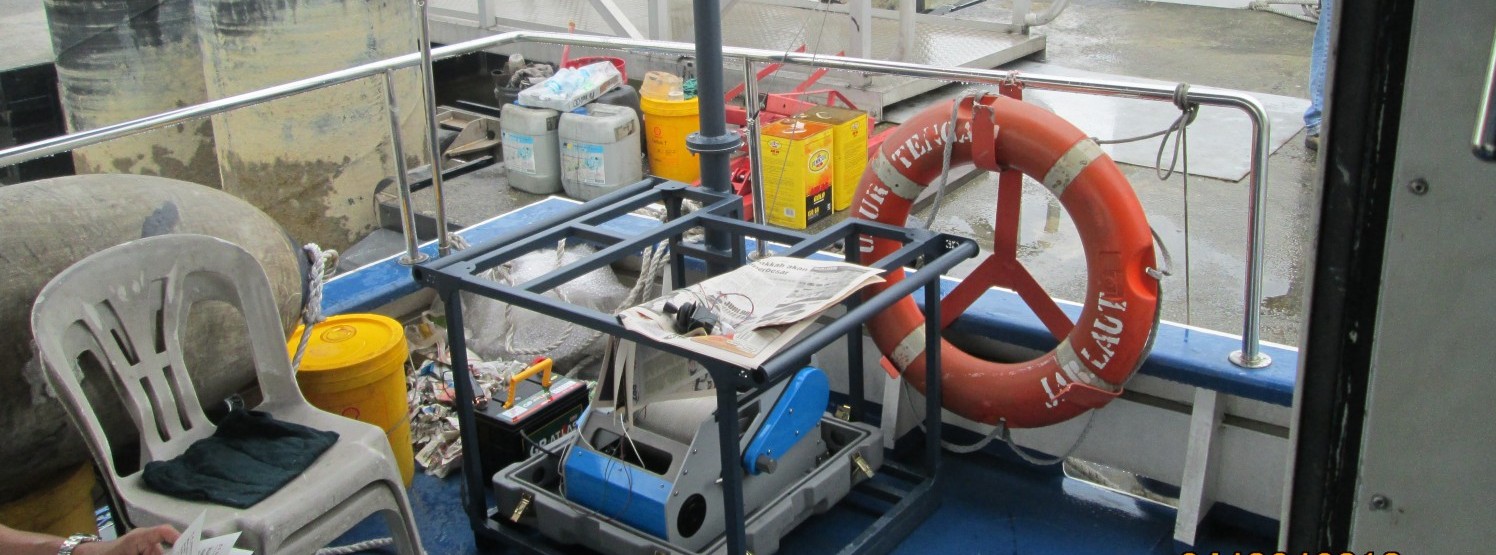 Delta Epsilon borehole logging system in use in the field